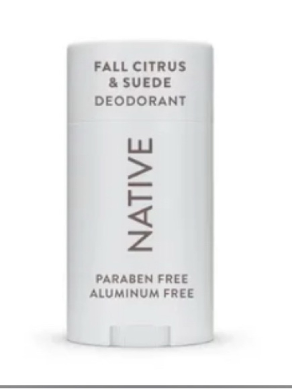 New Native Paraben Free Aluminum Free Deodorant Stick  Fall Citrus & Suede  2.6
